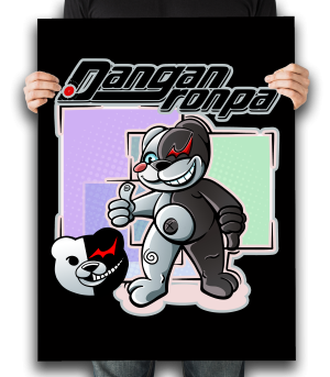 Diseño Osopedia MONOKUMA Danganronpa Trigger Happy Havoc Manga y Anime  