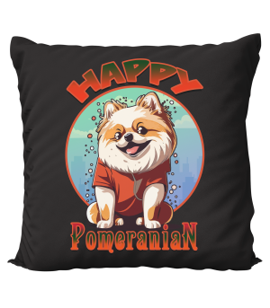 Diseño CAMISETA Happy Pomeranian puppy dog  