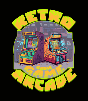 Diseño Arcade Retro Game Machine  